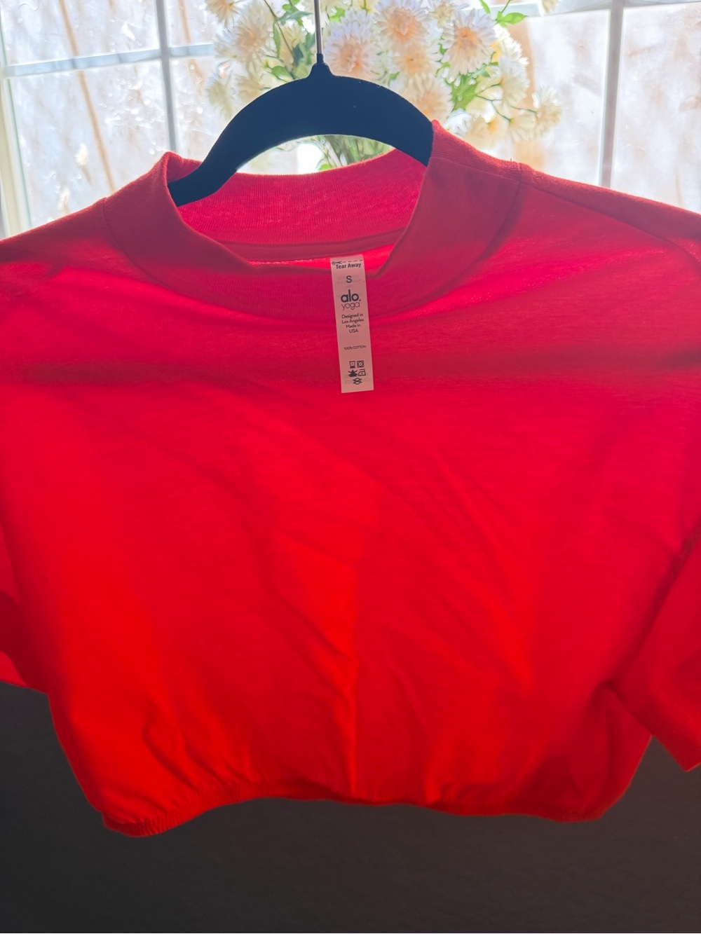ALO Yoga Red Crop Top